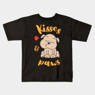 Kisses and Paws Kids T-Shirt